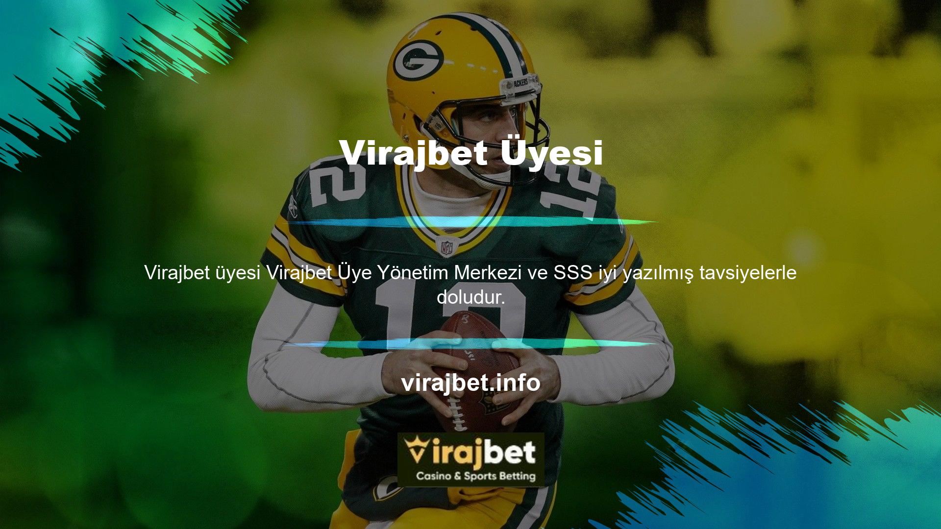 Virajbet kazanılan bir tat, ancak bahis alanının kalabalıktan uzak durmasını ve bazı kişileri göstermesini istiyorsanız, başka bir seçenek yok